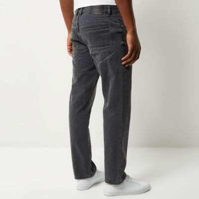 Grey Dean straight jeans